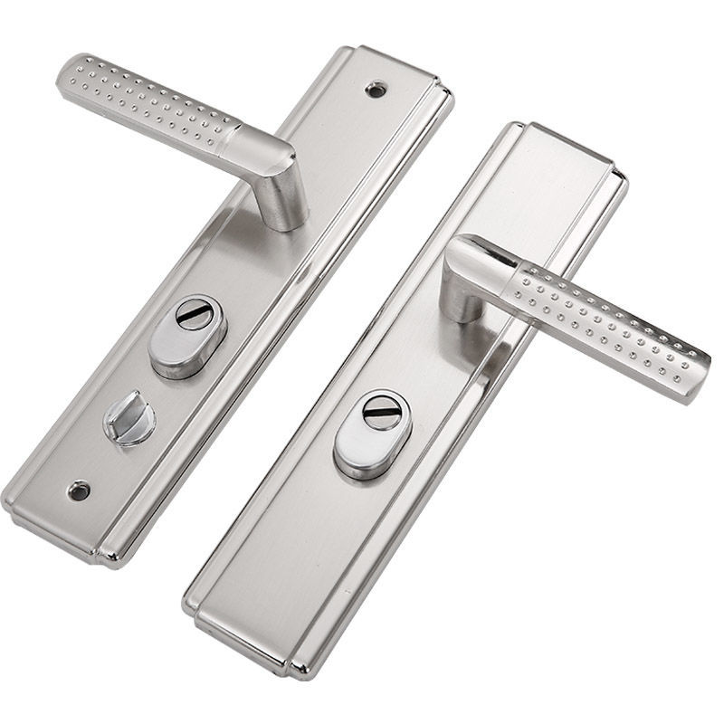 防盗门锁家用防盗门拉手套装加厚把手通用型大门入户门锁双活双快