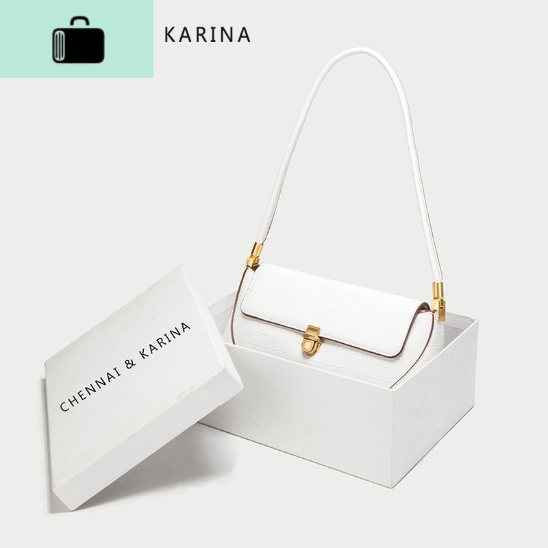 复古腋下包法棍中古包包女2020新款潮洋气小众设计单肩手提包NEWLAKE高清大图