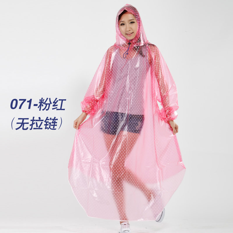 韩版韩国时尚透明雨衣电动自车行车单人自行车户外女成人个性防水