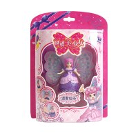 灵动创想女孩玩具蝴蝶美少女公仔娃娃魔法棒趣味儿童电动玩具波斯仙子 3045