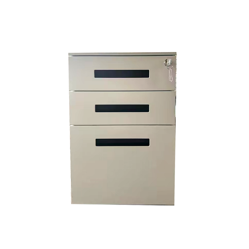 花城文件柜全钢制三抽活动柜 H600XW390XD500mm