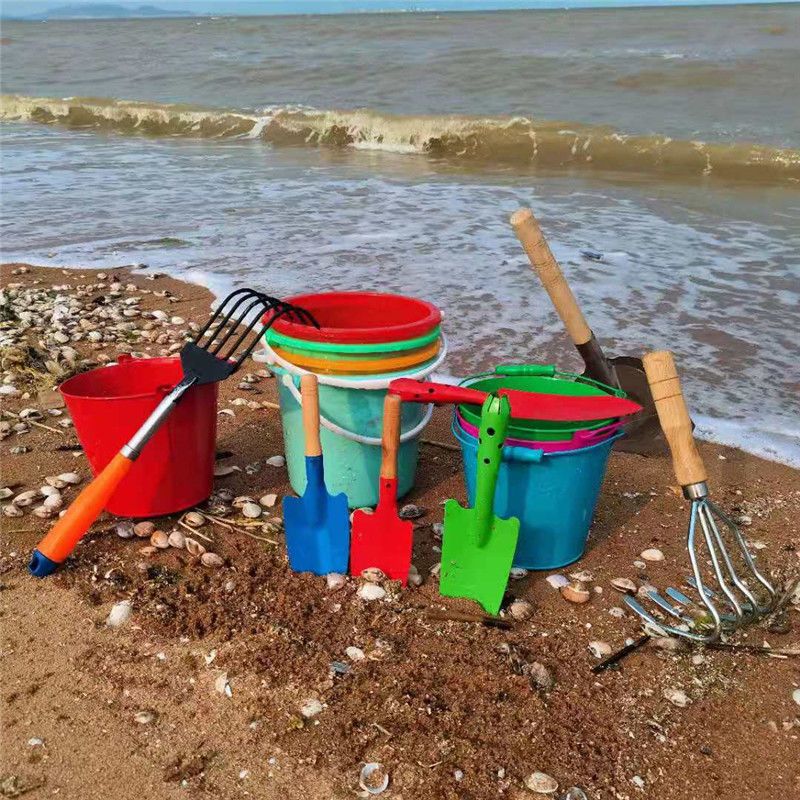 蛤蜊耙子赶海沙滩耙子拾贝壳挖牡蛎神器海蟹铲子挖蛏子铲子工具木柄小