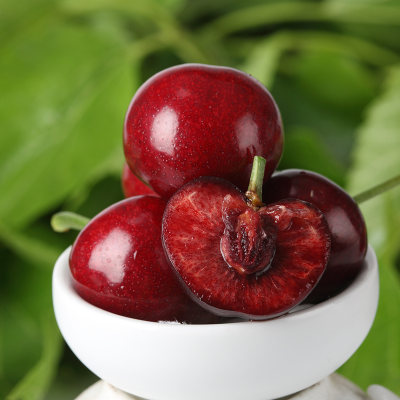 当季应季水果国产车厘子美早先锋大红灯黑珍珠甜度高清晨采摘3斤5斤装