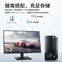 联想(Lenovo)扬天M460 定制升级 商用办公台式电脑整机(i5-14400 16G 2T+512G SSD固态 Win11)21.45英寸显示器 定制