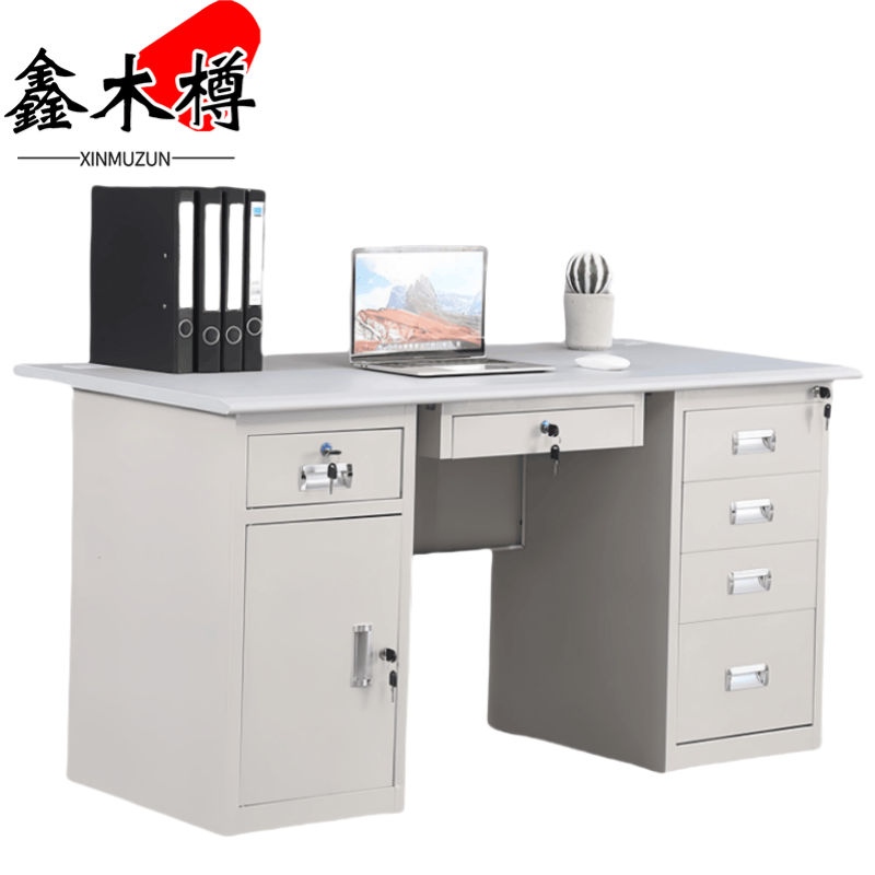 鑫木樽职员桌120*60*75cm张高清大图