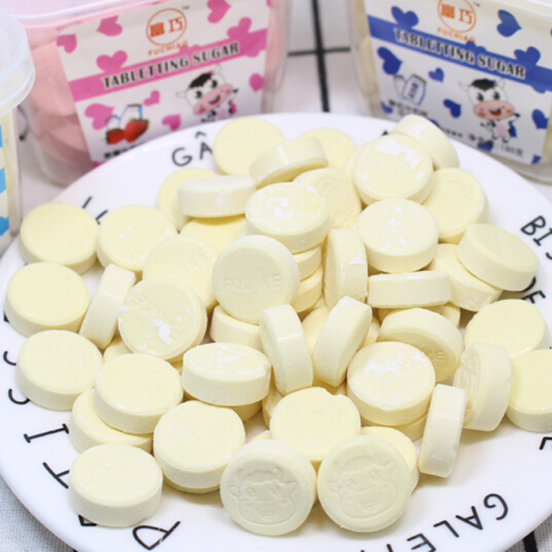 富巧草莓味奶片180g357