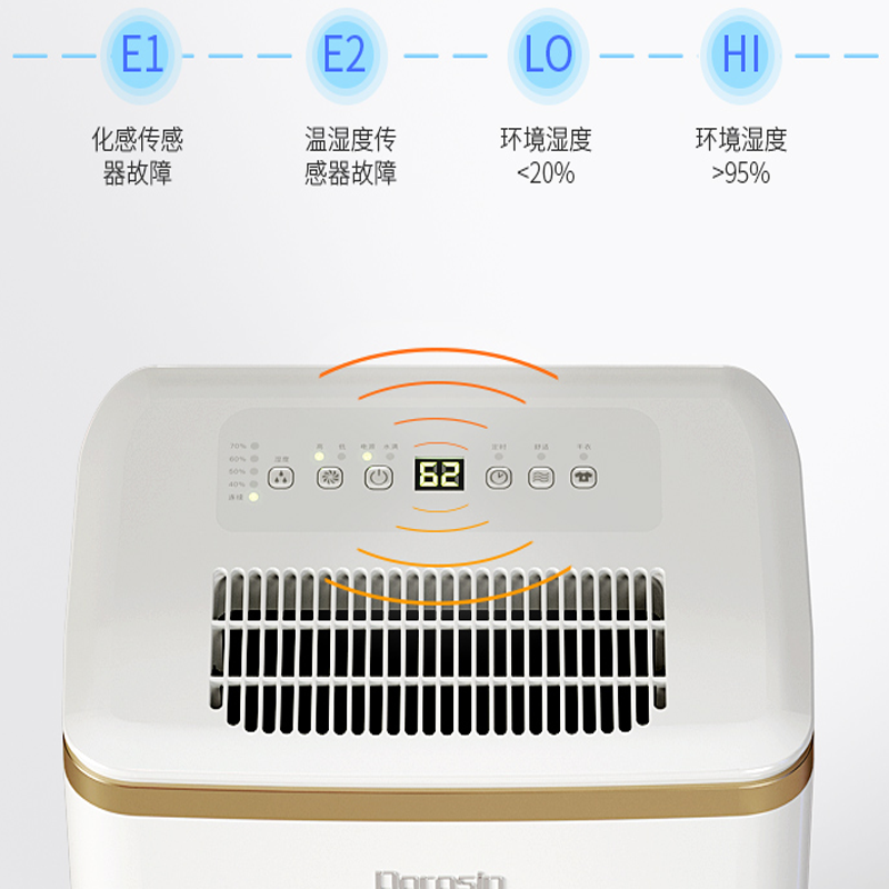 多乐信(DOROSIN) 除湿机 12升/天 家用抽湿机卧室客厅干衣除湿器 ER-1201