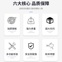 振奥 工具柜重型工具柜五金零件柜多功能加厚车间置物柜 1800x1000x500mm/台(三层二抽带挂板灰白)