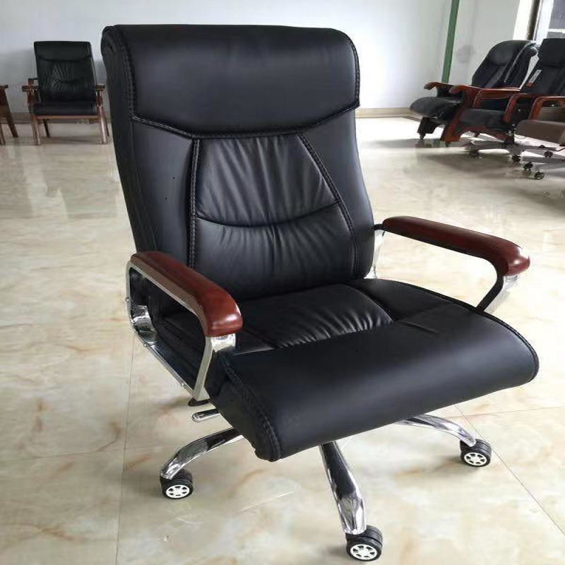 企乐丰老板椅办公室座椅皮质座椅可升降可旋转椅