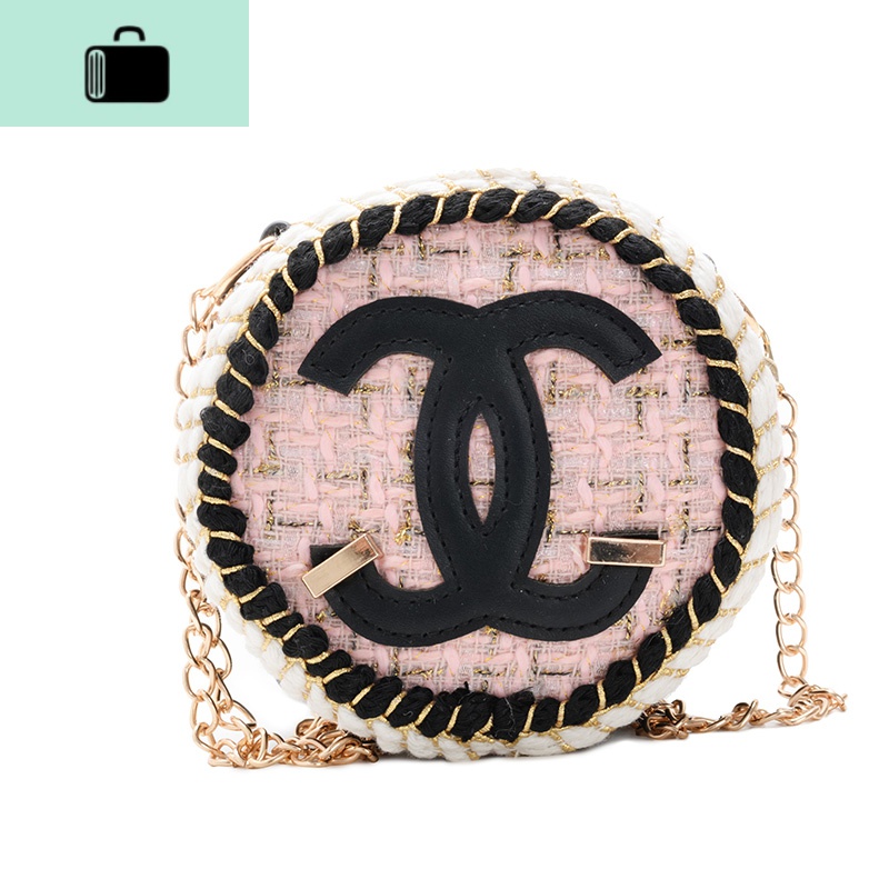 小女孩包包时尚小包可爱潮公主包零钱包洋气女童斜挎包宝宝配饰包NEW LAKE 粉色