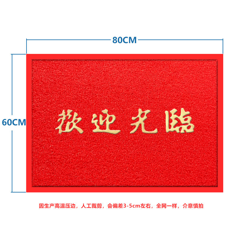 维诺亚定做欢迎光临门垫进门地垫商用入户门口迎宾脚垫店铺地毯定制LOGO高清大图