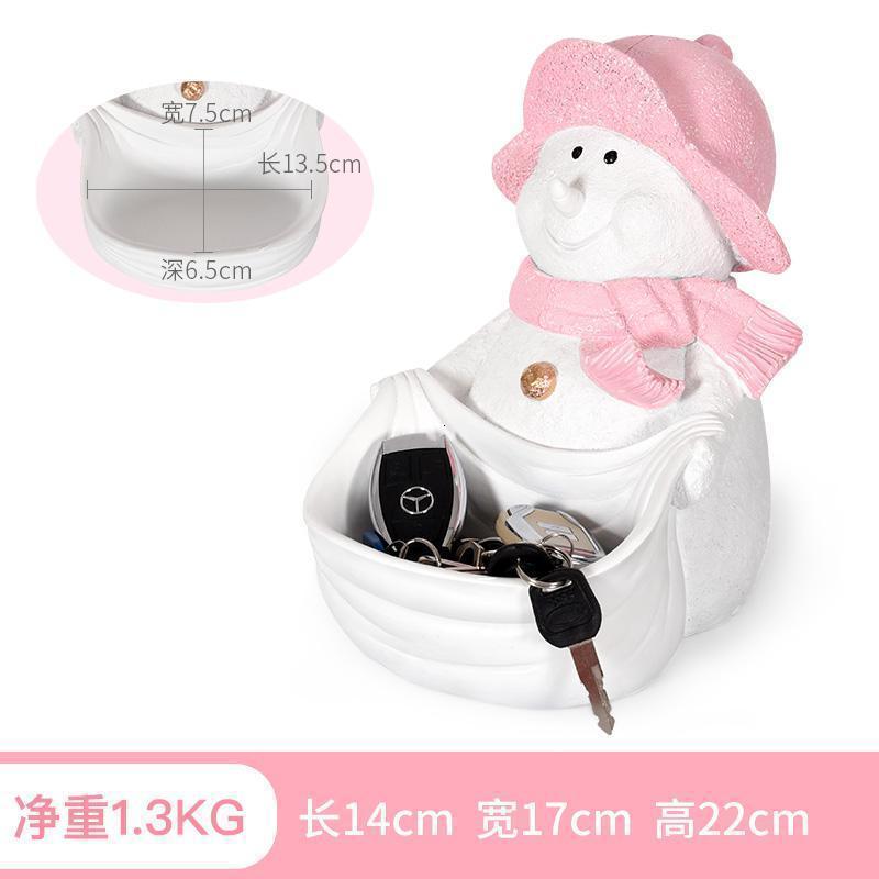 美帮汇客厅茶几遥控收纳盒摆件家居饰品北欧创意厅玄关钥匙收纳摆设高清大图