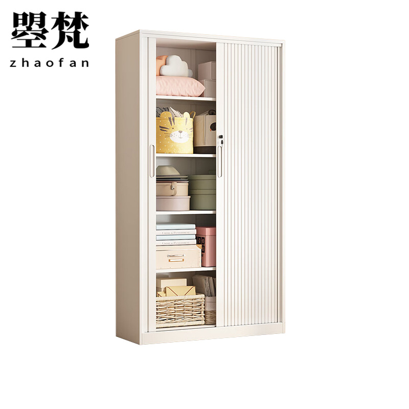 曌梵卷门储物柜1800*900*400mm台高清大图