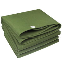 军宸 有机硅防水篷布 有机硅帆布苫布 加厚苫布 5*6M