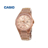 卡西欧(CASIO)男士EF系列手表 日韩品牌商务运动三眼防水石英表男EF-339G-9A
