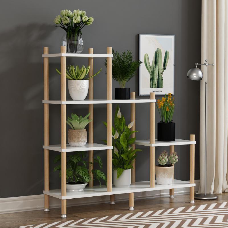 肃音花架8 Ins北欧花架多层室内多肉家用阳台置物架实木客厅花盆落地绿萝架定制 价格图片品牌报价 苏宁易购云途家装建材专营店