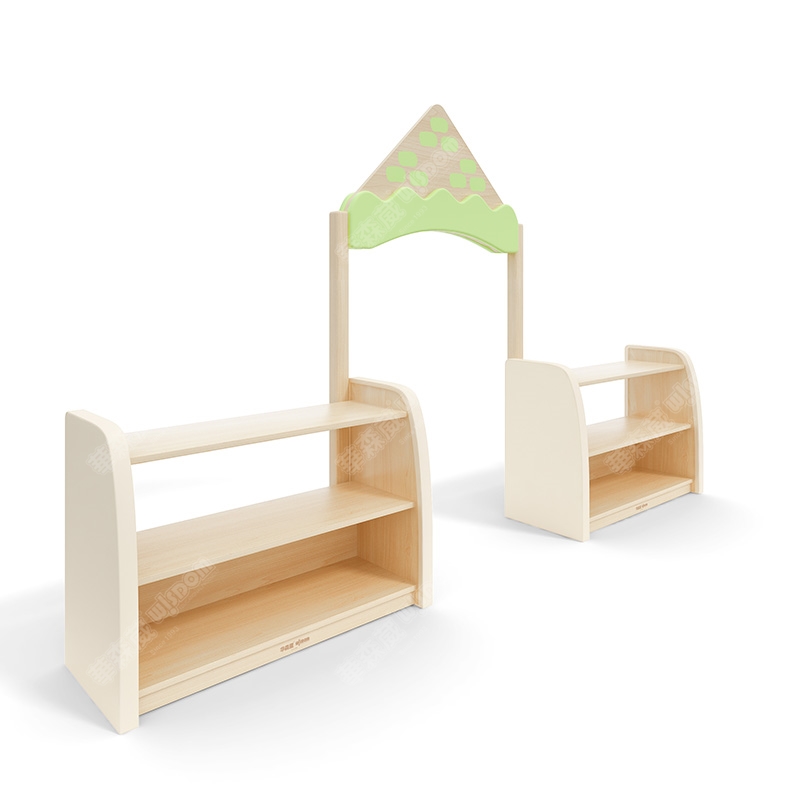 华森葳儿童家具 淘乐幼儿城堡入口-米色高清大图