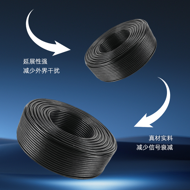 星邦格X3009 六类非屏蔽网线 305米/箱 (计价单位:箱) 黑色高清大图