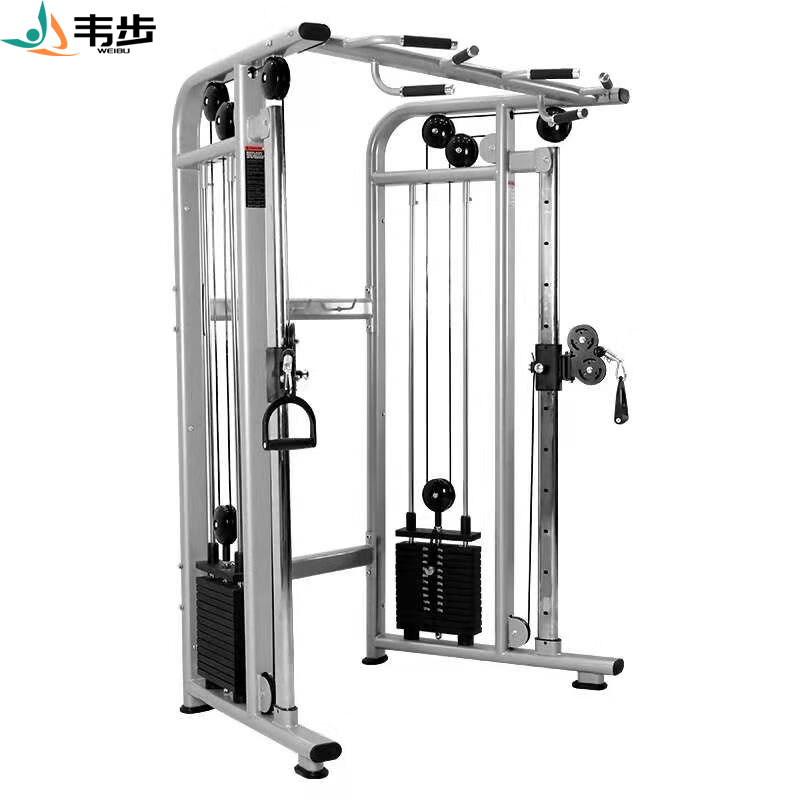 韦步FLT006小飞鸟(140KG配重)健身房商用小飞鸟龙门架综合训练器双臂机十字夹胸多功能训练器高清大图