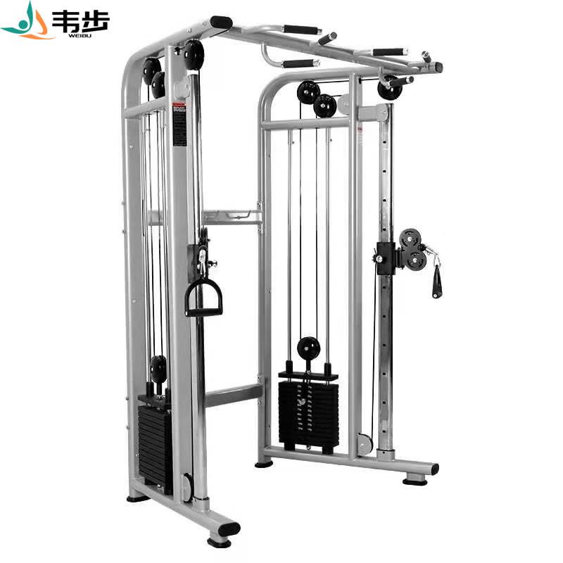 韦步FLT006小飞鸟(140KG配重)健身房商用小飞鸟龙门架综合训练器双臂机十字夹胸多功能训练器图片