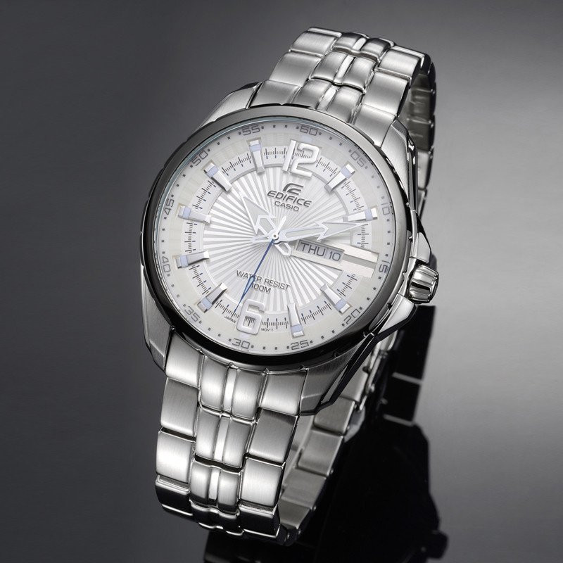 卡西欧(CASIO)手表日韩品牌手表卡西欧手表水石英表男士手表EF-129D-7A