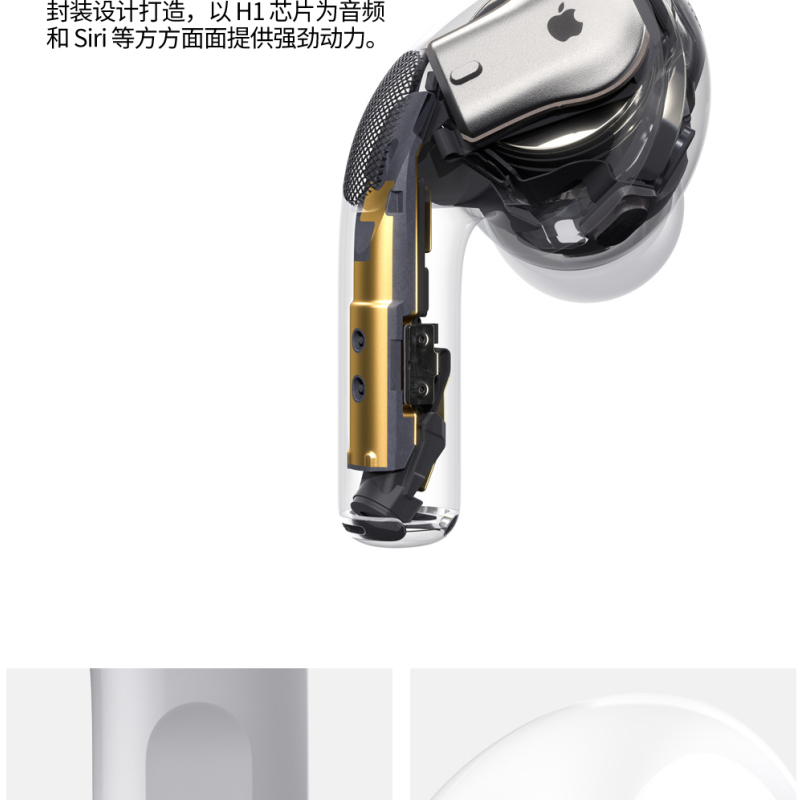 苹果Apple AirPods Pro真无线蓝牙耳机 主动降噪 防水防汗 海外版