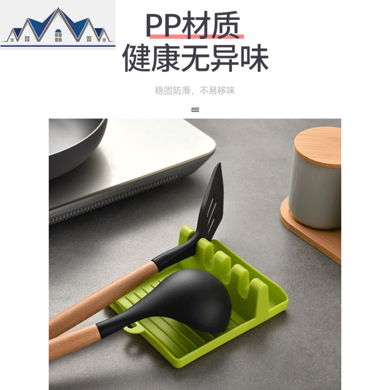 锅铲架厨房用品家用大全置物架勺子铲子多功能免打孔收纳落地架托 三维工匠高清大图