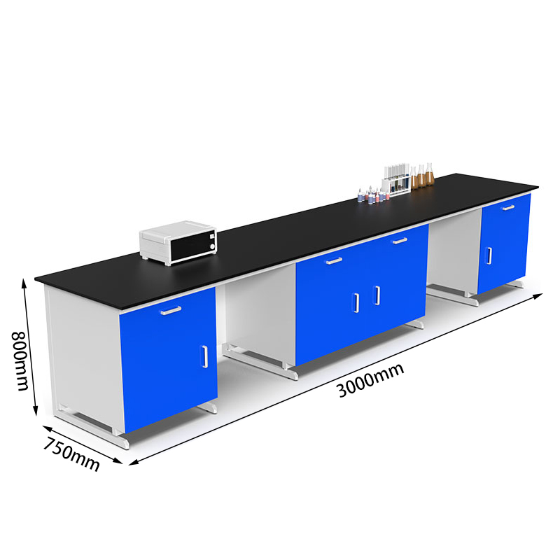 烁恒操作台钢木3m台高清大图