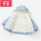 可莉允婴儿秋冬装儿童羽绒棉服外穿男女宝宝衣服加绒棉袄加厚保暖外套冬
