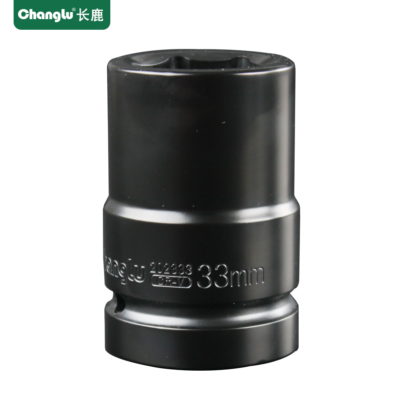 Changlu/长鹿1寸套筒25mm大风炮用六角拆四角螺栓风动气动套筒 【65mm(长度98mm）】高清大图