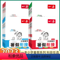 语文 暑假阅读 小学一年级 [正版]2023版 一本小学暑假衔接 一升二升三升四升五升六年级语文数学英语人教版北师版暑假