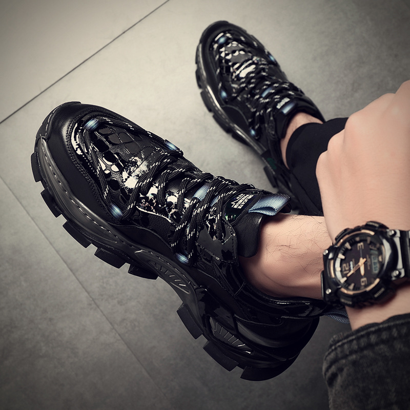 策霸CEBA男士高帮鞋透气耐磨防滑户外运动鞋轻便舒适缓震设计高清大图