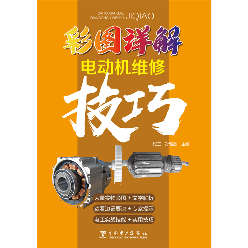 醉染图书彩图详解电动机维修技巧9787519831745高清大图