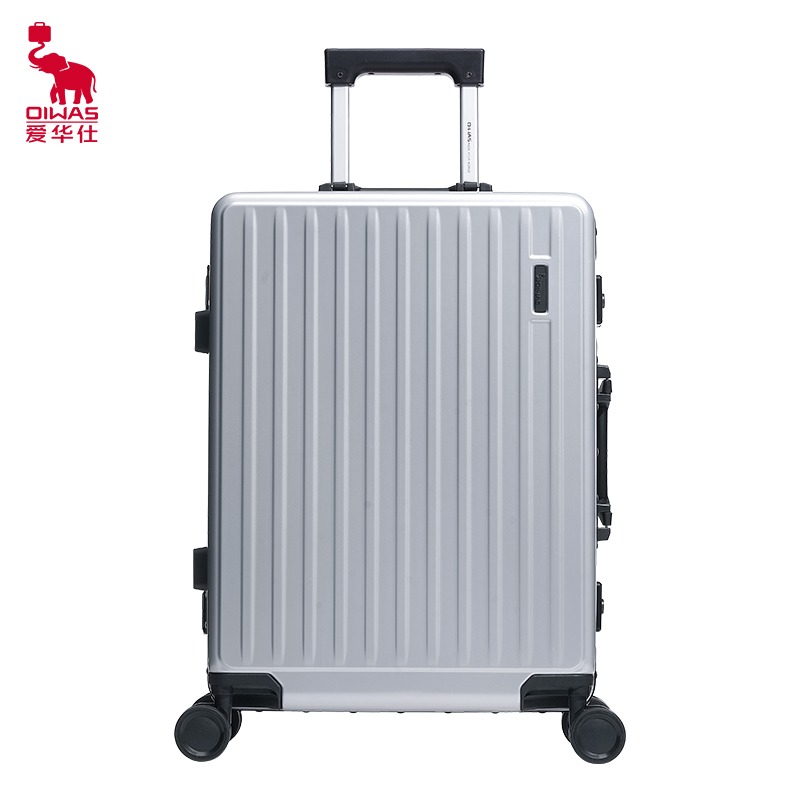 爱华仕(OIWAS)灵动轻韧抗压琴盒箱 磨砂铝框 飞机轮拉杆箱OCX6616BA-20