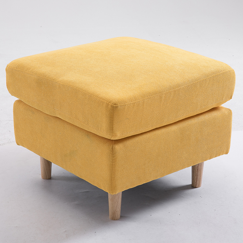 布艺沙发凳北欧脚踏凳单个客厅家用搁脚凳现代简约沙发脚蹬换鞋凳定制