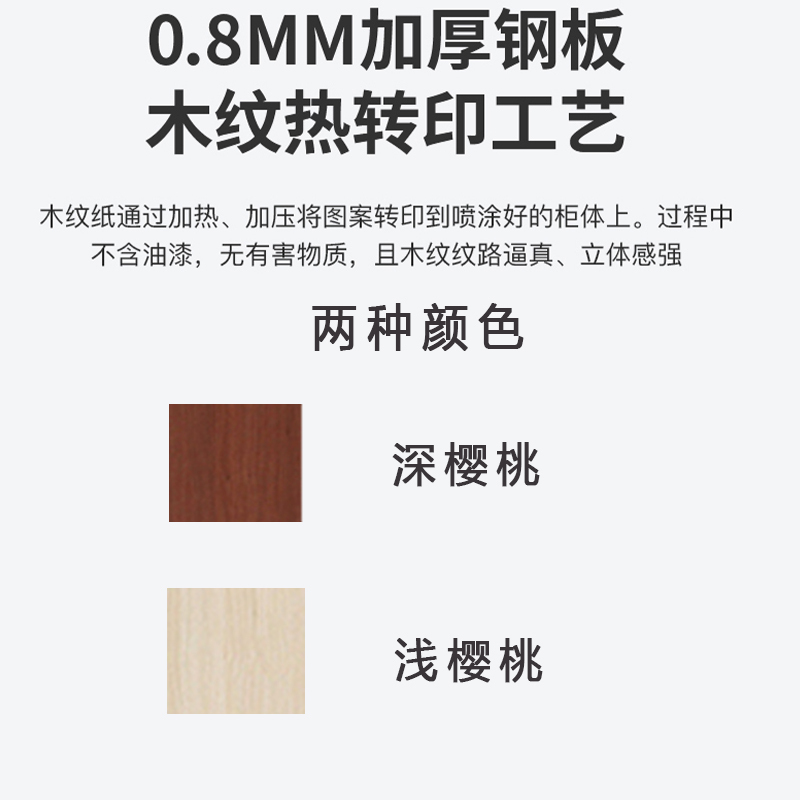 圣承启 铁皮衣柜 二门 台高清大图