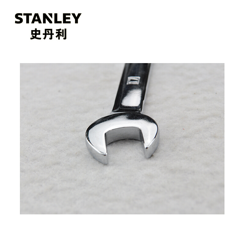 史丹利(STANLEY)93-523-1-22强力型公制精抛光两用长扳手32mm