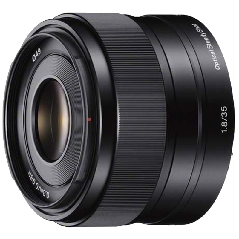 索尼(SONY)E 35mm F1.8 OSS APS-C画幅广角定焦镜头 (SEL35F18)索尼35F1.8