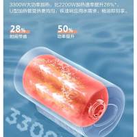 美的F80-33DN1(HE) 80升变频速热遥控数显电热水器 白色一级能效3300W数显