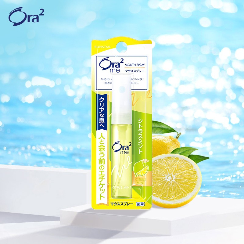 皓乐齿ora2口香喷剂口喷清香柑橘6ml便携口喷出街潮品一喷清新日本