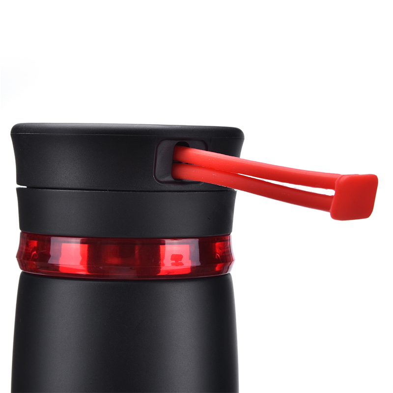 乐扣乐扣(locklock)可抽式拎环保温杯 450ml黑色LHC4155BLK