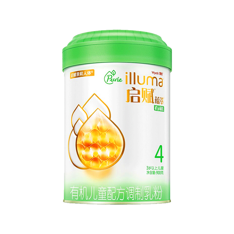 惠氏有机启赋4段900克*1罐儿童奶粉原装进口高清大图