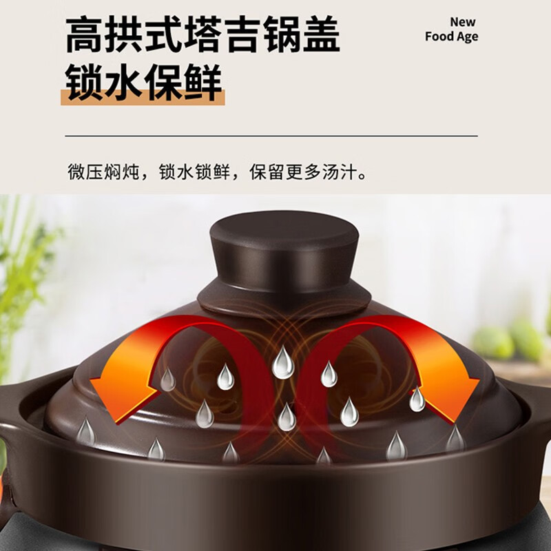 苏泊尔(SUPOR) 精控快速炽陶电炖锅 4L大容量 TG40YC5(可定制LOGO)高清大图