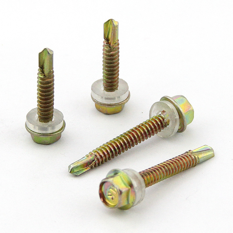 外六角钻尾螺丝藤印象不锈钢自钻螺钉铁六角钻尾螺丝钉燕尾钉彩钢瓦