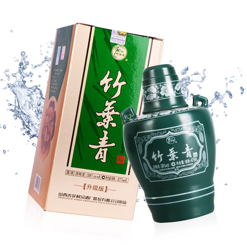 汾酒 竹葉青 坛竹 38度 475ml 单瓶 白酒
