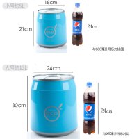 桌面垃圾桶家用有盖卫生间客厅厨房卧室可乐可爱创意小收纳桶家用生活日用简约清洁用品清洁工具
