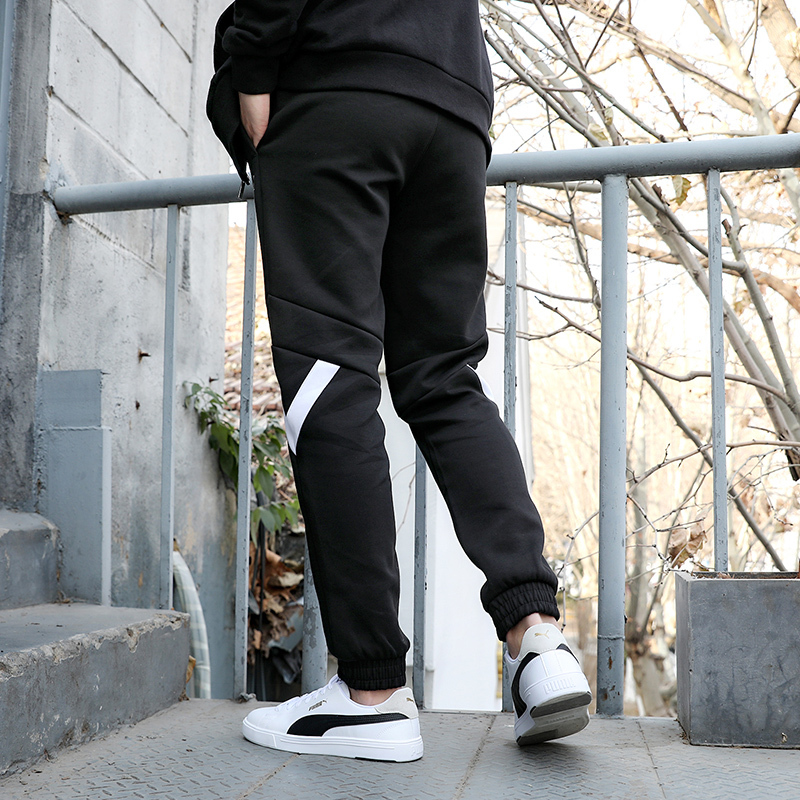 PUMA彪马运动裤男2021春季新款收口小脚裤休闲长裤针织裤子531336