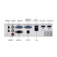 日本电气(NEC)NP-CA4350X 3LCD商务教育办公会议投影机教学培训投影家用高清投影仪4200流明16W扬声器