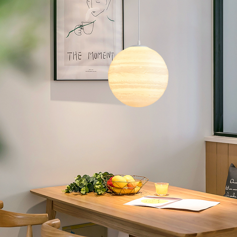 雷士照明床头吊灯北欧简约现代风吊线灯智能高显卧室书房灯具灯饰高清大图