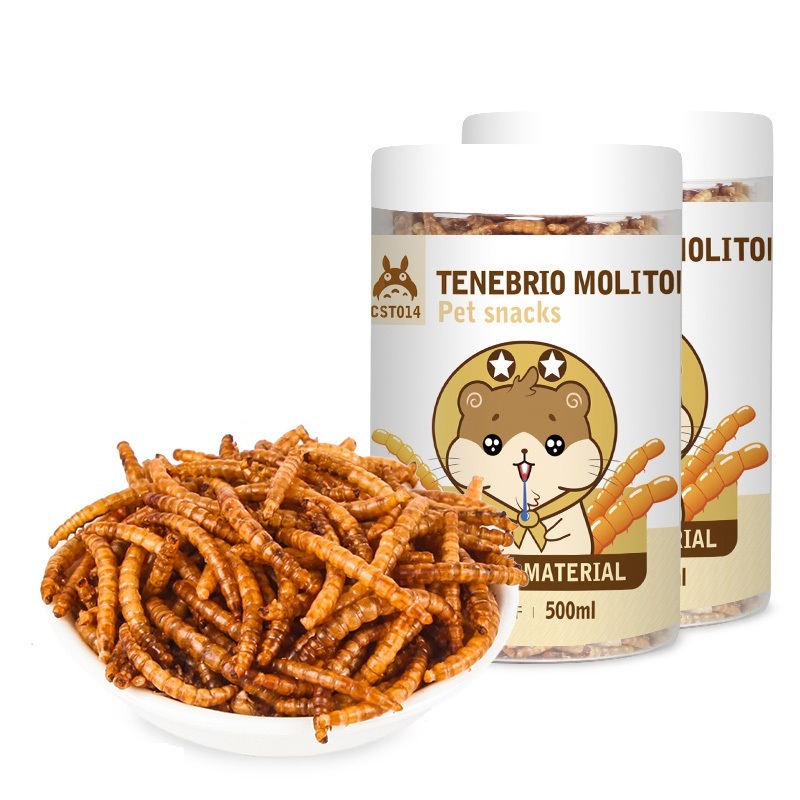 宠物零食面包虫干500ml*2仓鼠刺猬粮食用品食物饲料主粮高清大图